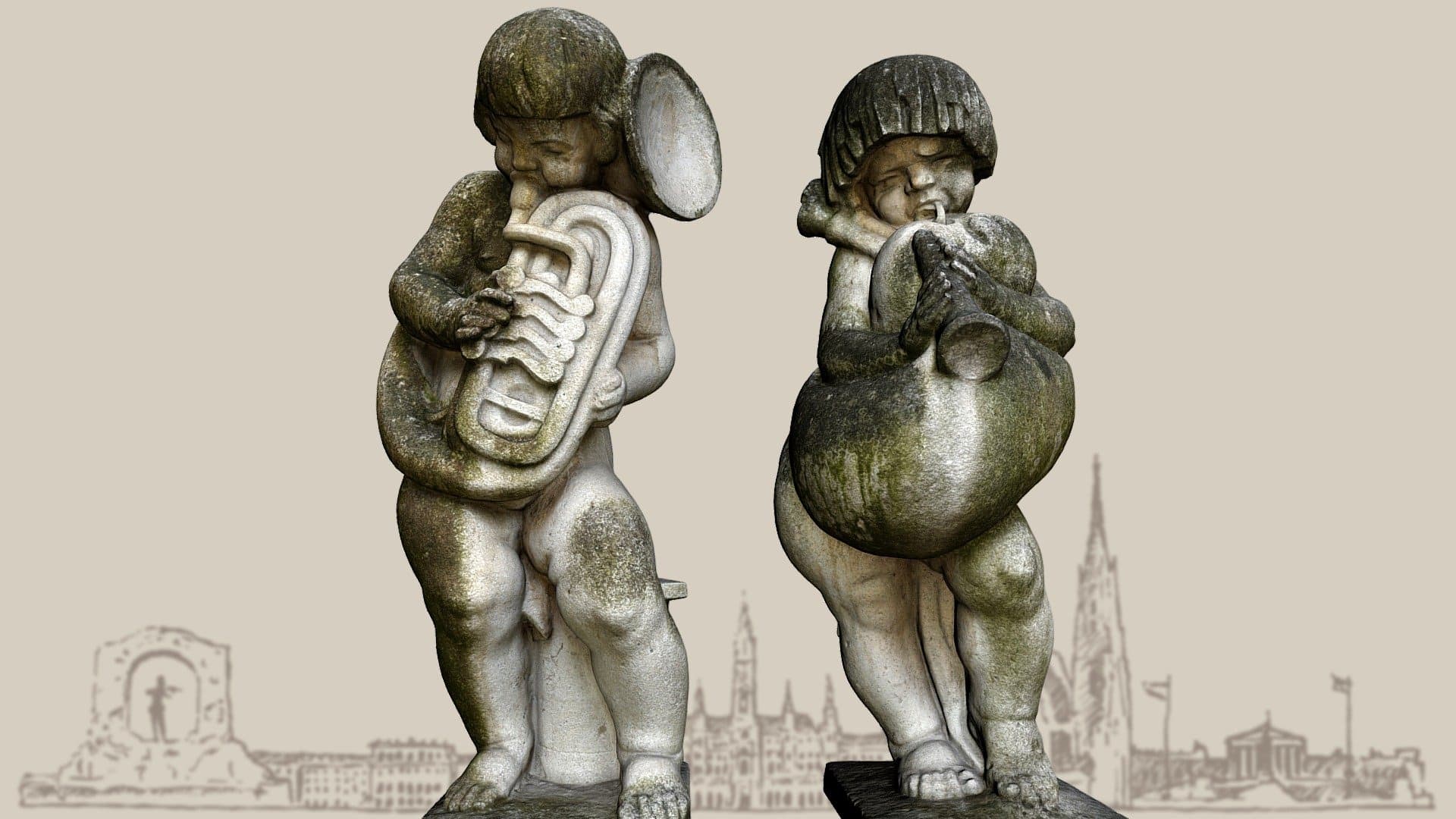 Musizierende Putti