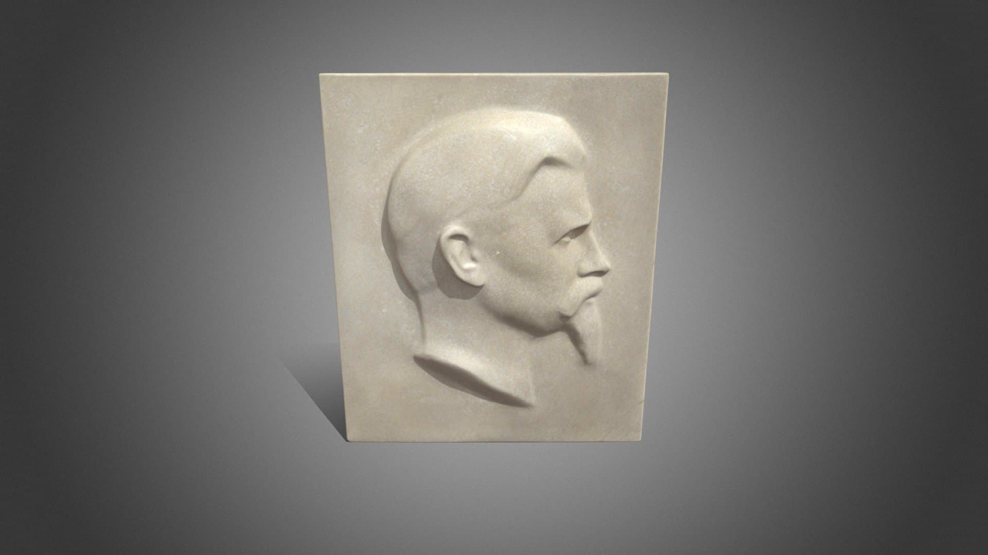 Marmorrelief: Wilhelm Maybach