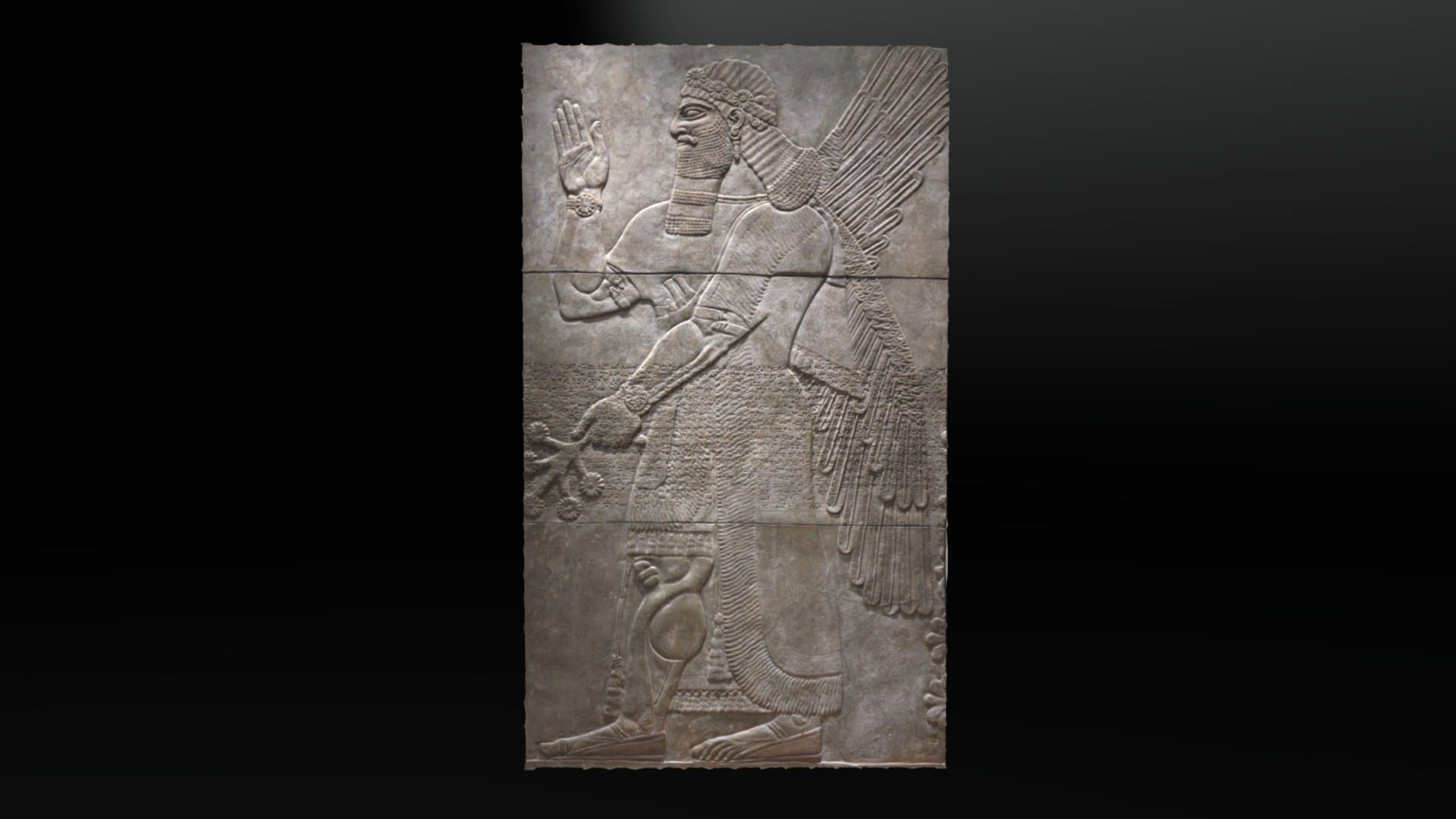 1943.246 Saluting Protective Spirit, 883-859 BC