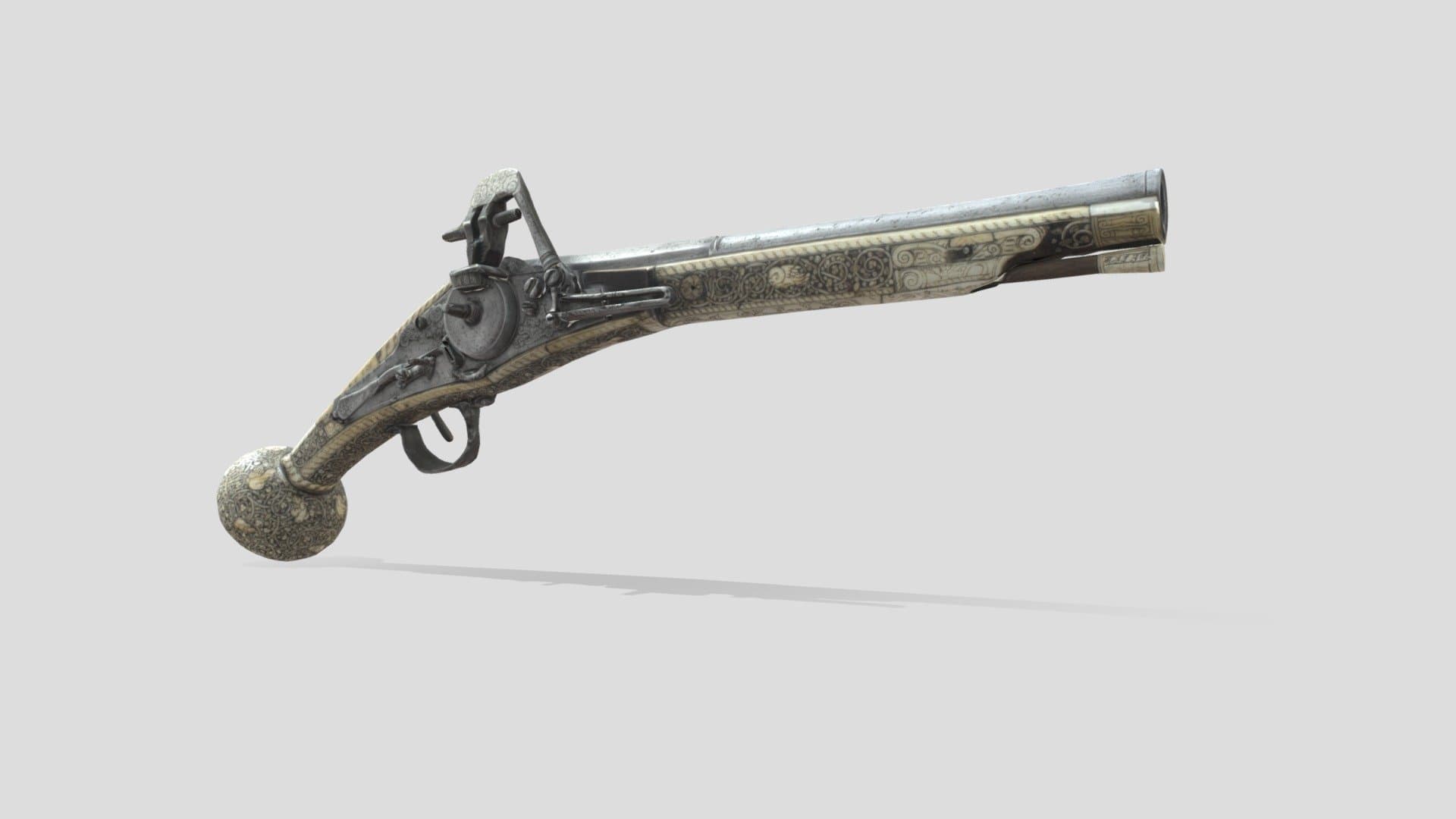 2025: Wheellock Pistol (model by K Sekscinski)