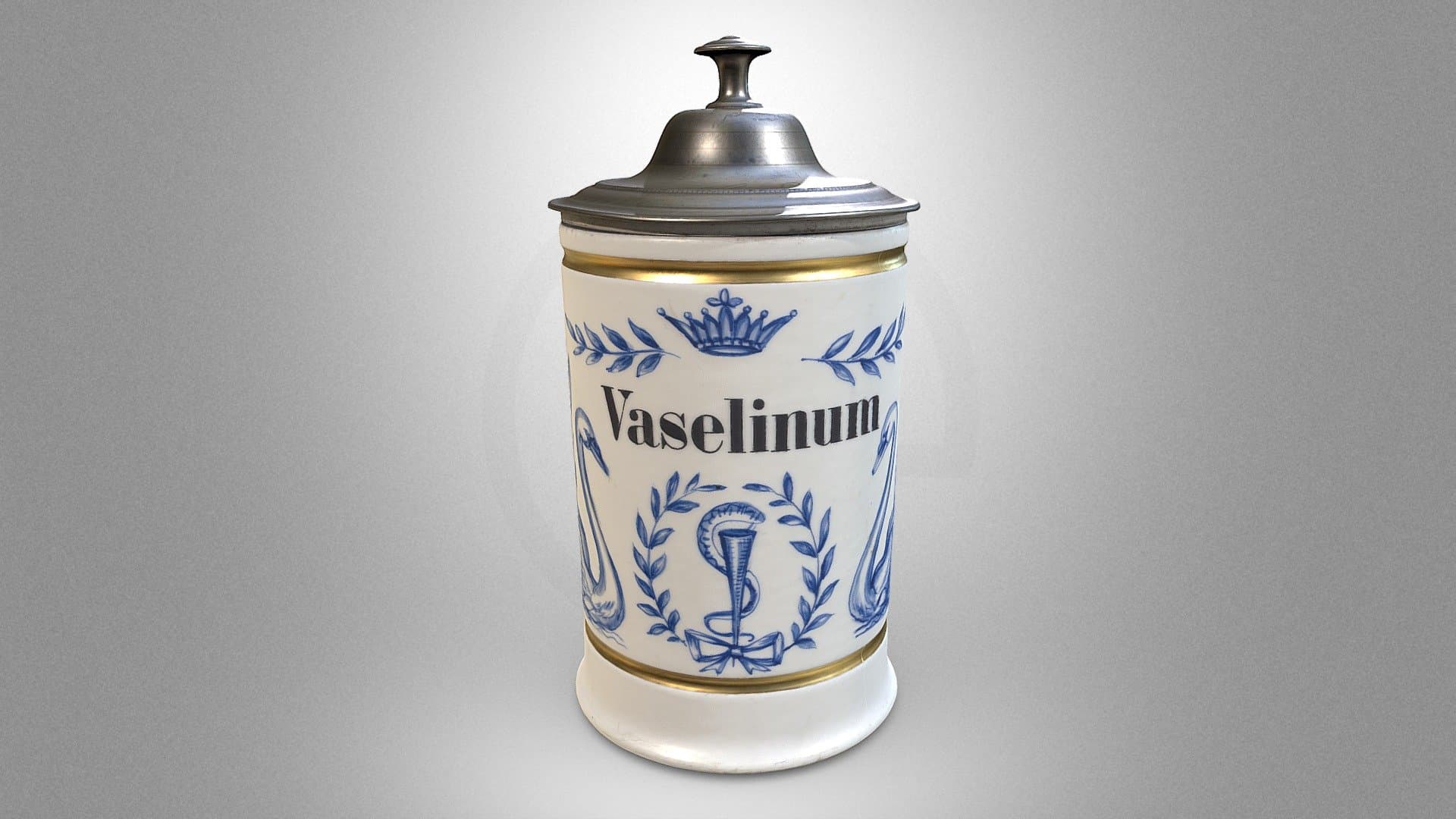 Vessel for vaseline