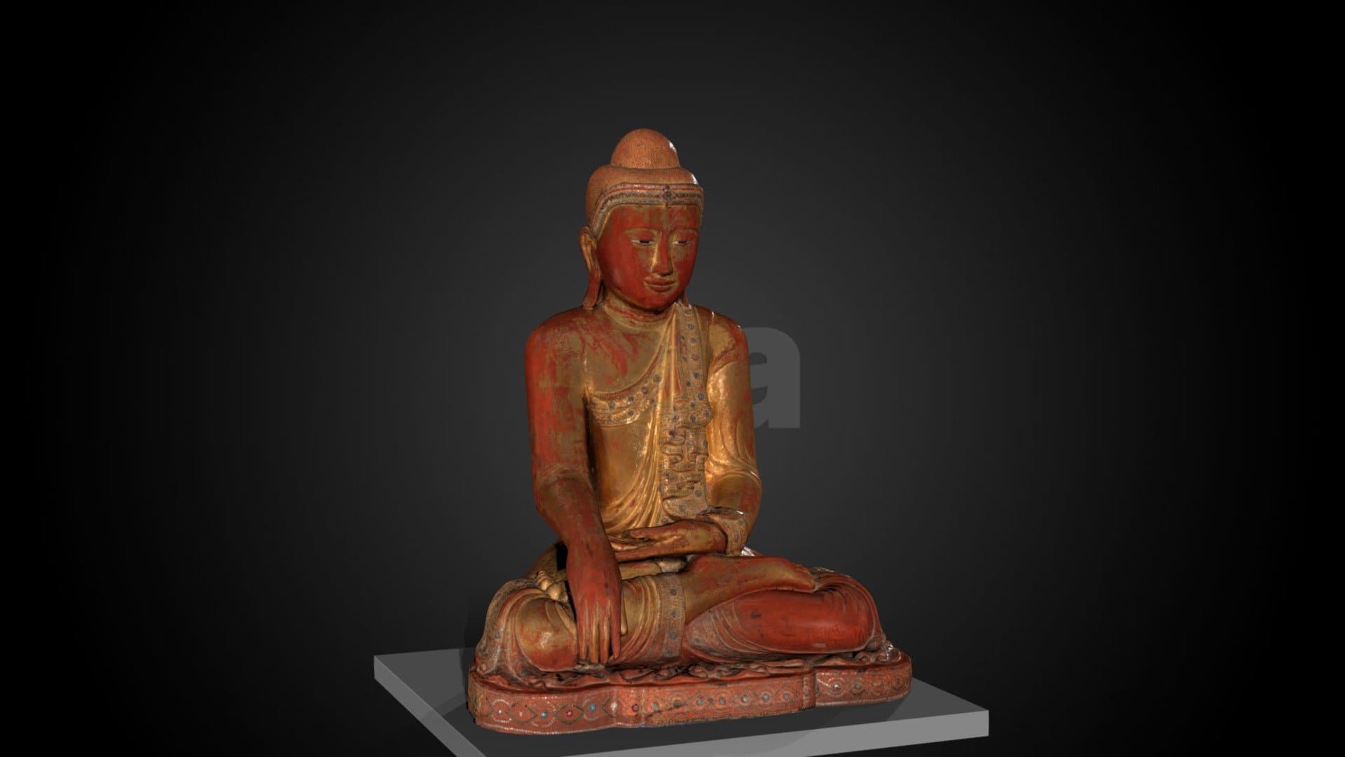 Enshrined Buddha, c. 1850 CE