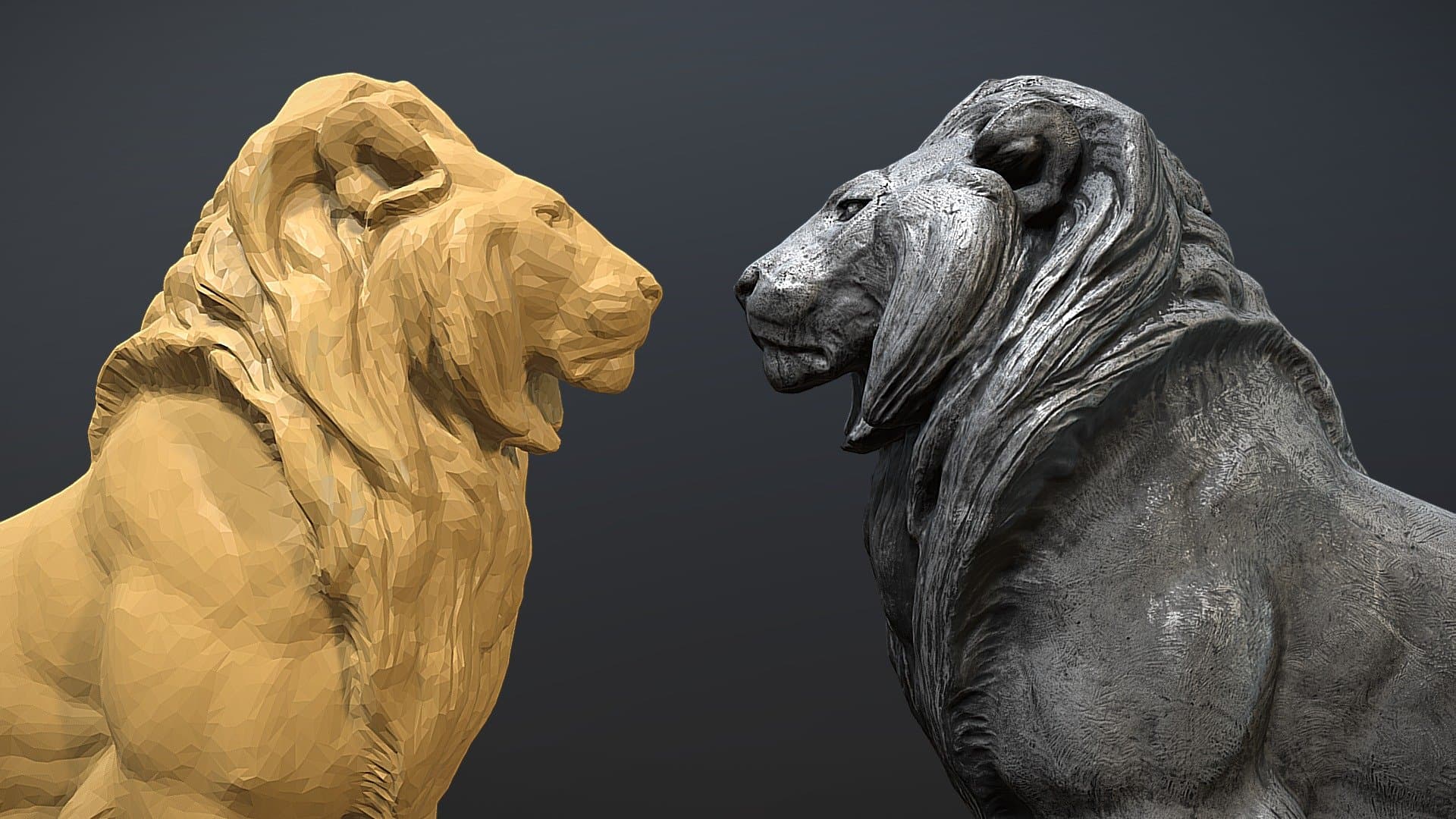 Seated Lion