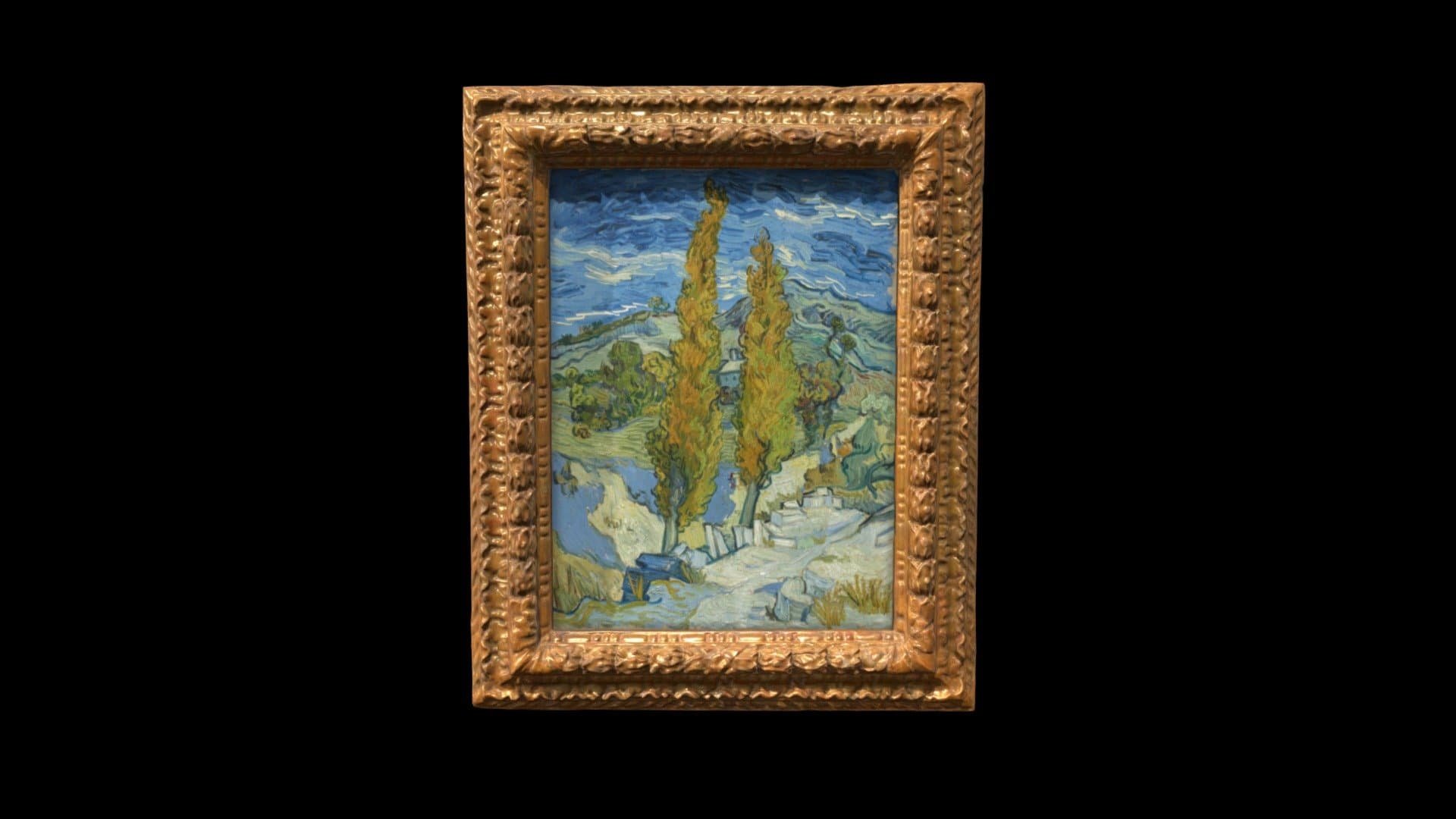 1958.32 Two Poplars in the Alpilles