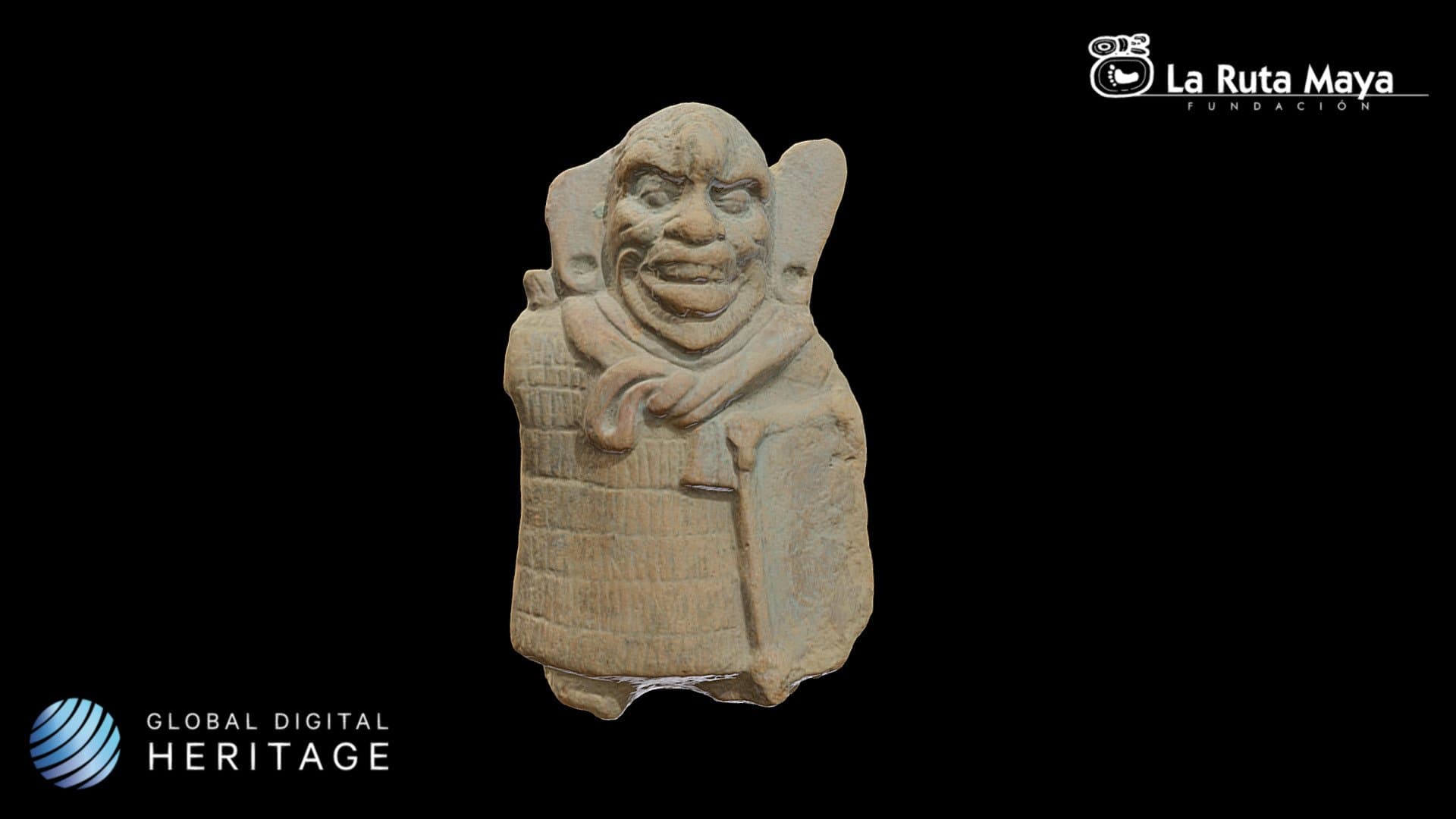 Whistle Depicting a Masked Warrior