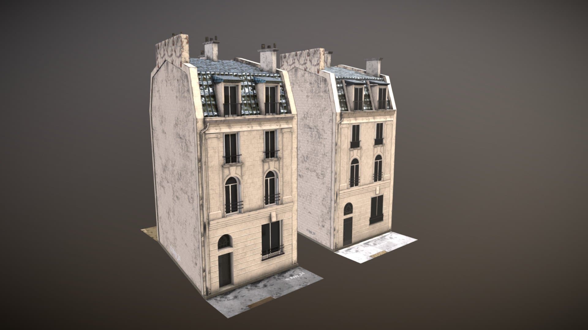 building and LODs Model