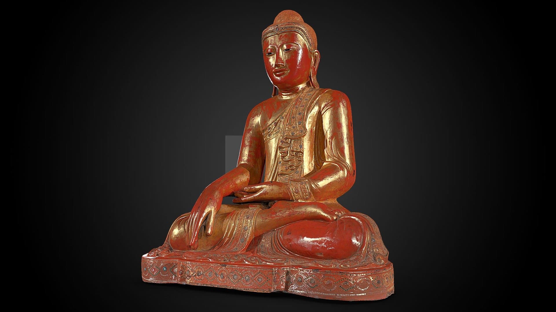Enshrined Buddha, c. 1850 CE