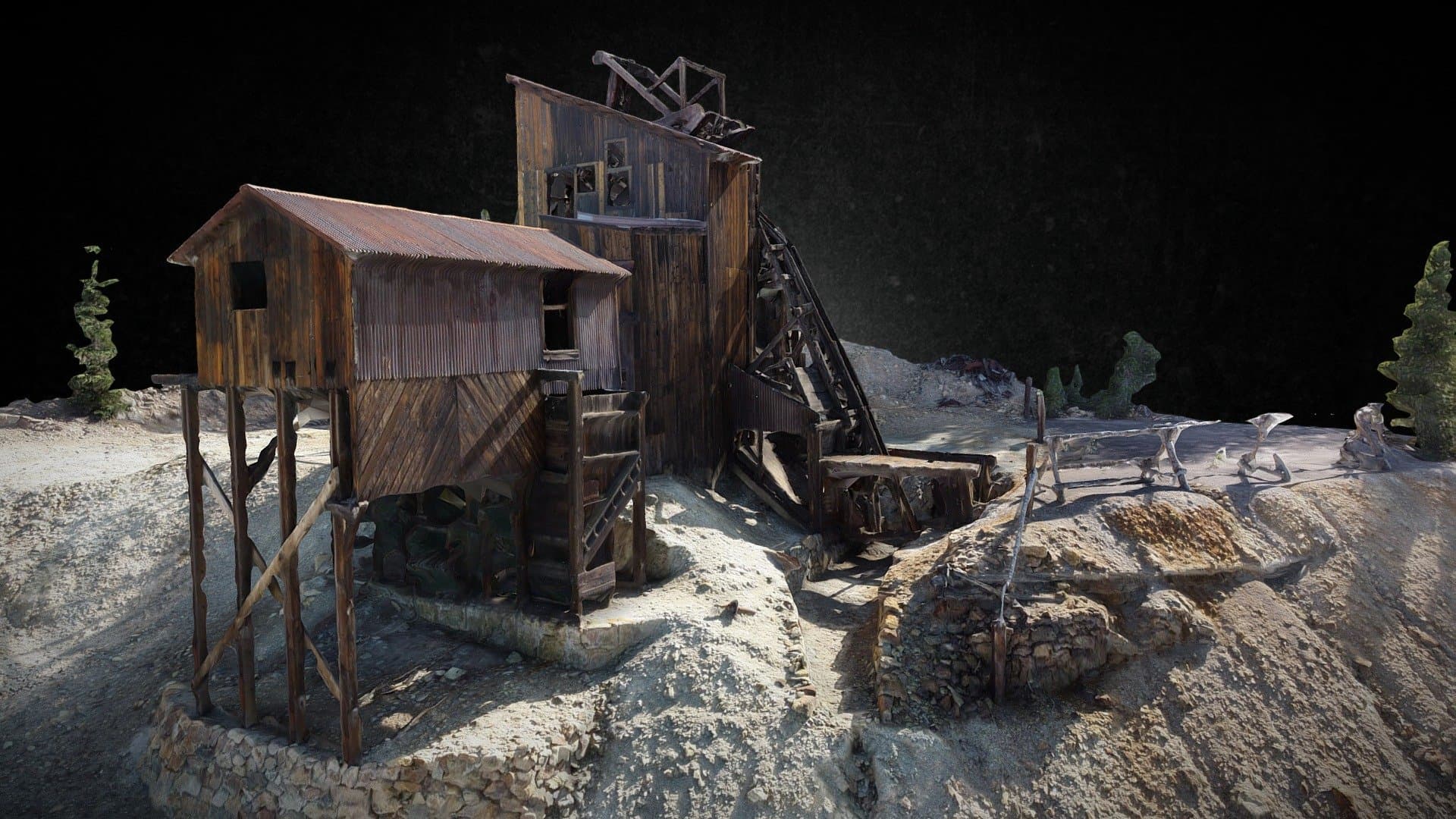 The Frontenac mill near Idaho Springs,CO