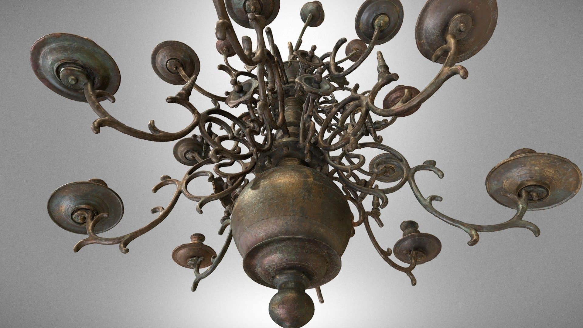 Chandelier from the Great Synagogue in Oswięcim