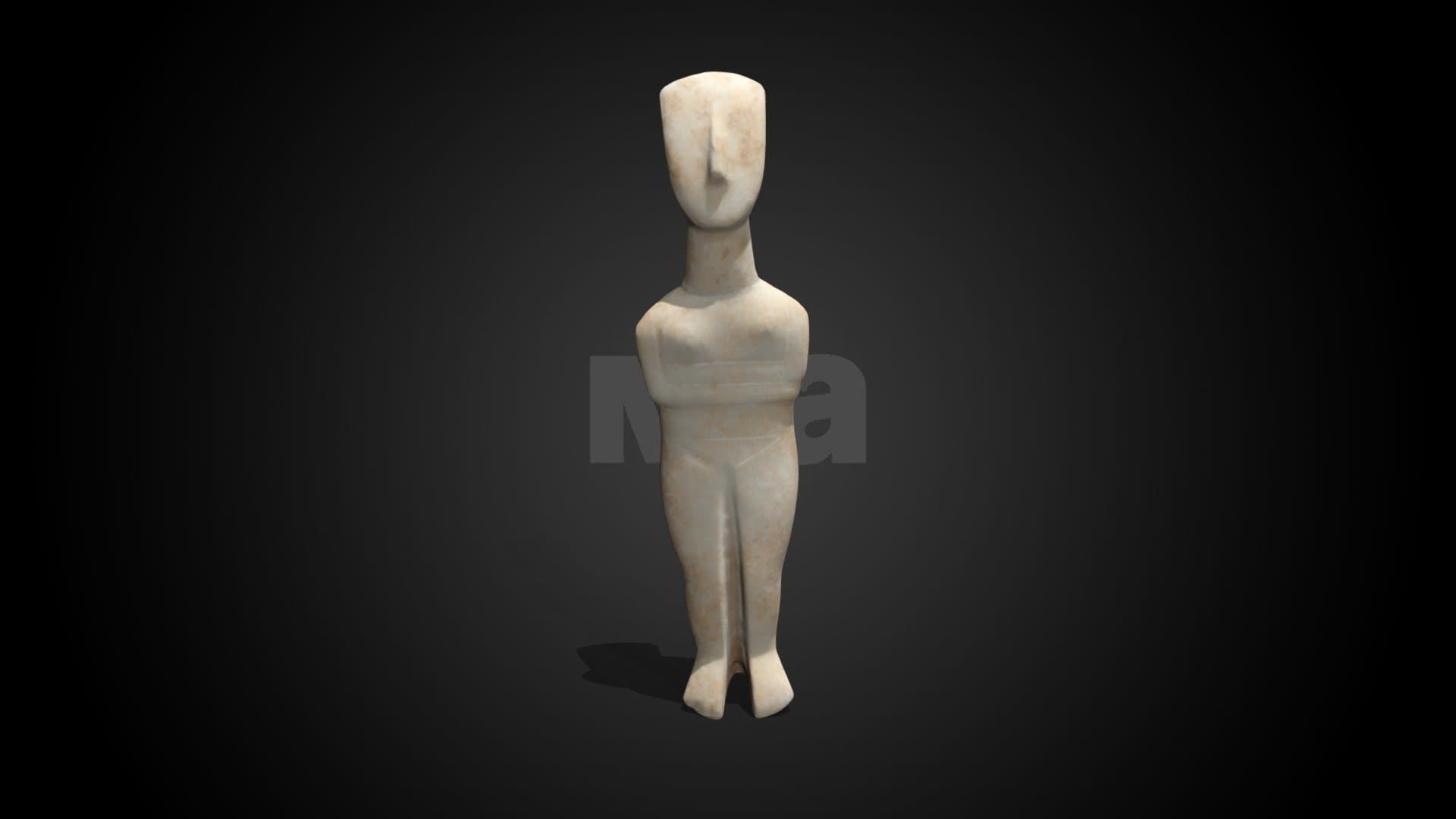 Cycladic Female Figure, c. 2500-2400 BCE