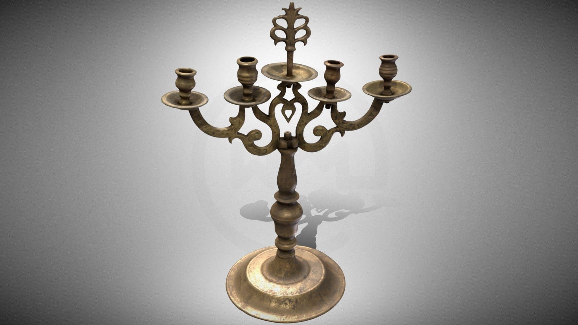 Candlestick for four candles
