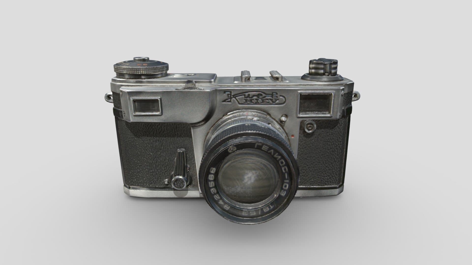 Kiev 35mm SLR camera - Artec Spider 3D Scan