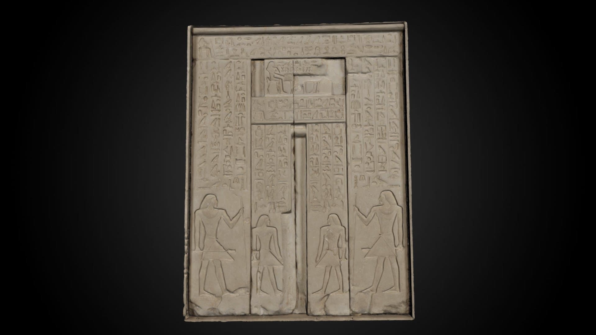 Egyptian false door, about 2400 BCE