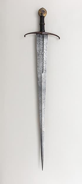 Sword in 15th Century Gothic Style