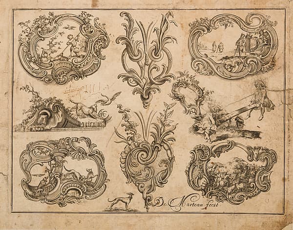 Plate Eleven from Nouveavx Desseins D'Arquebvseries
