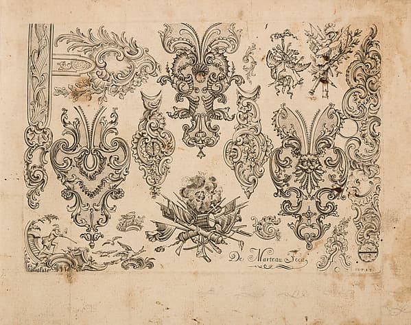 Plate Eight from Nouveavx Desseins D'Arquebvseries