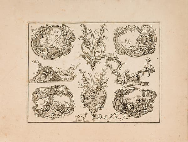 Plate Eleven from Nouveavx Desseins D'Arquebvseries