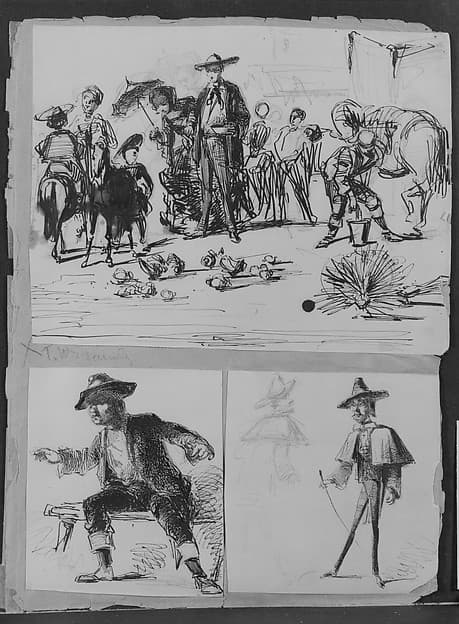 Thomas Winan's Family (from Sketchbook)