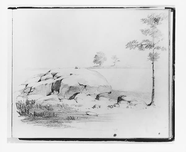 Landscape with Rocks and Trees (from Sketchbook)