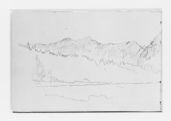 Landscape with Mountains (from Sketchbook X)