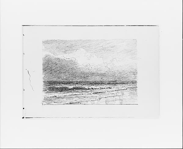 Seascape with an Approaching Storm (from Sketchbook VII)