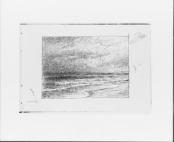 Seascape and Deluge (from Sketchbook VII)