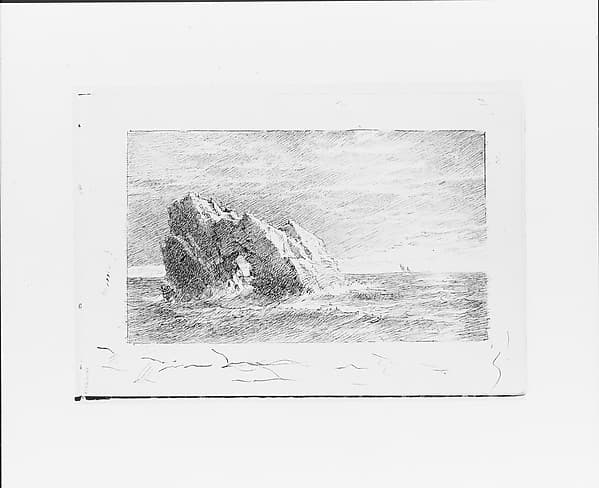 Seascape with Rocks (from Sketchbook VII)