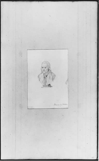 Sculpture Bust of Man (from Sketchbook)