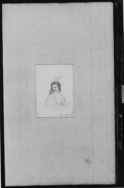 Bust of a Female (from Sketchbook)