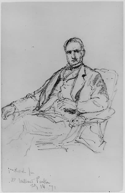 Portrait of Willard Parker, 1871 (from Sketchbook)