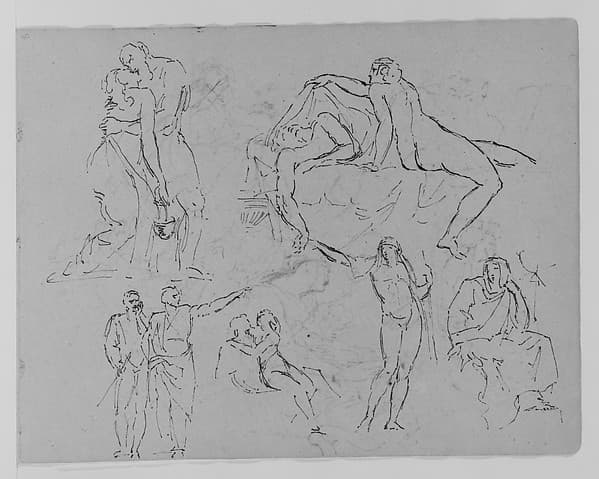 Six Figure Studies (from Sketchbook)