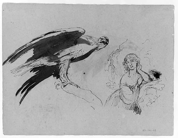 Eagle and Lady (from Sketchbook)