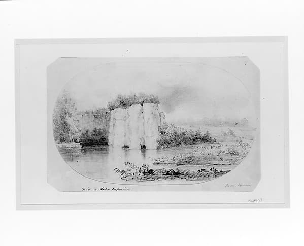 View on Lake Superior (from McGuire Scrapbook)