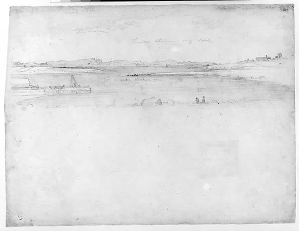 Sketch for "Approaching Thunder Storm"