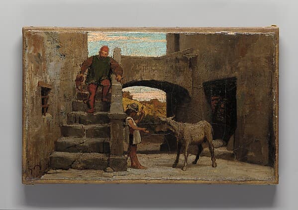 The Fable of the Miller, His Son, and the Donkey No. 1