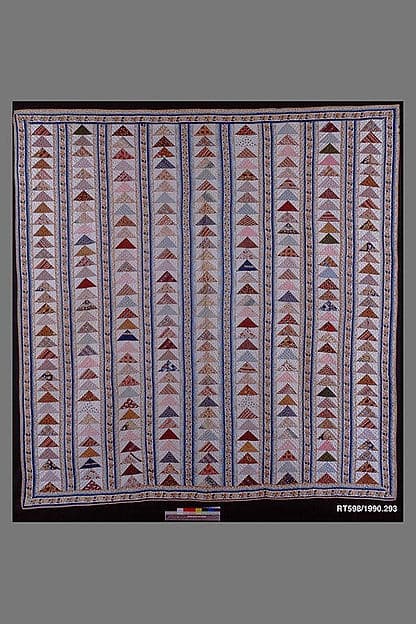 Quilt, Flying Geese pattern