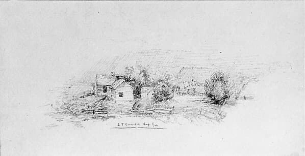Country Scene with Cottages (from Cropsey Album)