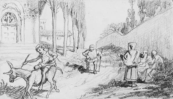 The Fable of the Miller, His Son and the Donkey No. 3