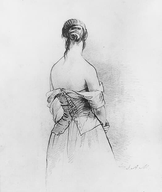 Back of a Woman (from McGuire Scrapbook)