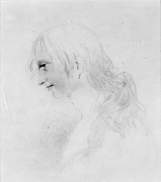 Head of a Girl (from McGuire Scrapbook)