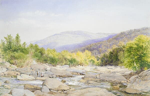 Landscape: View on Catskill Creek