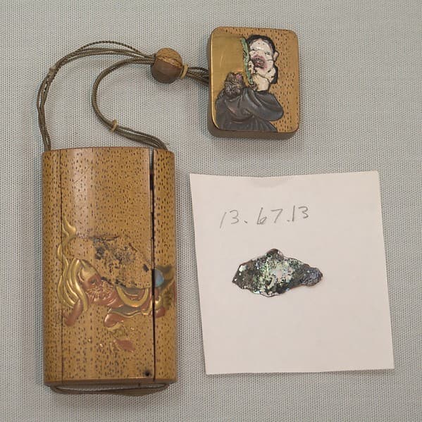 Case (Inrō) with Design of Demon in Escape