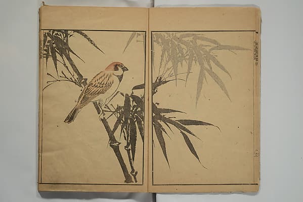 河村文鳳画 『金波園画譜』|Kinpaen (Bunpō) Picture Album (Kinpaen gafu 金波園画譜)