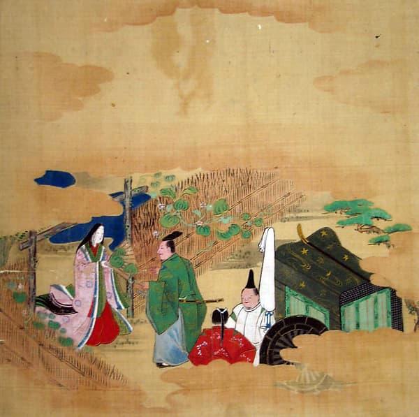 Scene from The Tale of Genji: Chapter 4, "Evening Face" (Yūgao)