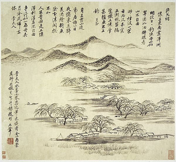 王翬、楊晉、顧昉、王雲、徐玫 仿古山水圖 冊 紙本|Landscapes after old masters