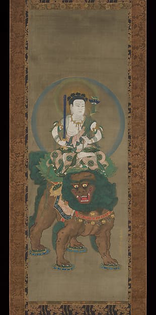 五髪文殊菩薩像|The Bodhisattva Five-Topknot Monju (Manjushri) (Gokei Monju Bosatsu zō)
