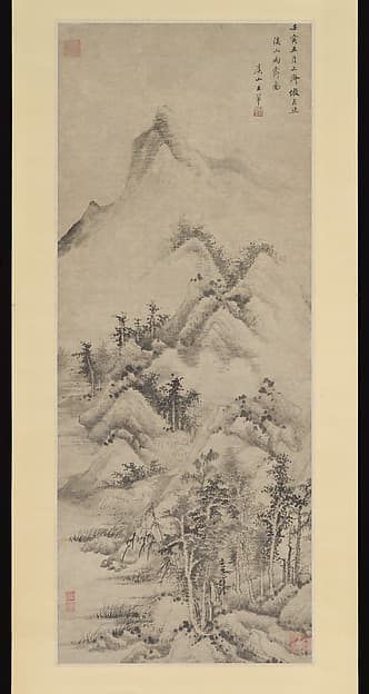 清 王翬 溪山雨霽圖 軸|Clearing after Rain over Streams and Mountains