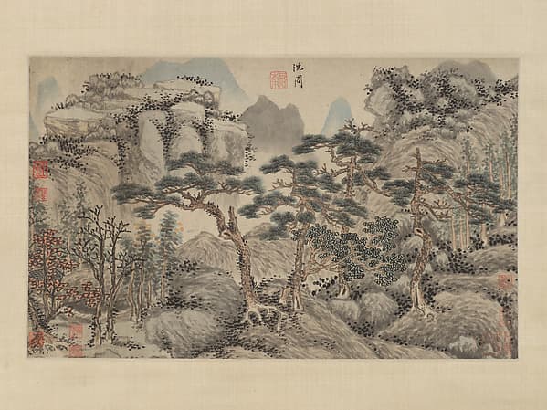 Landscape with Four Pines