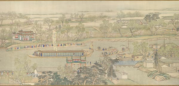 清 徐揚 等 乾隆南巡圖 (第六卷﹕大運河至蘇州) 卷|The Qianlong Emperor's Southern Inspection Tour, Scroll Six: Entering Suzhou along the Grand Canal