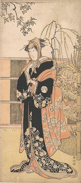 勝川春好画 三代目瀬川菊之丞|Kabuki Actor Segawa Kikunojō III in a Woman’s Role